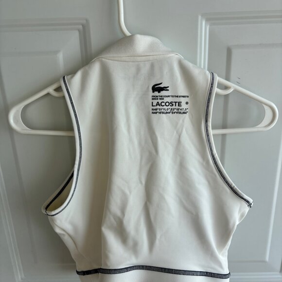 BNWT - Lacoste Sport - Women's Polo Style Stretch Sport Bralette - Size M - Picture 8 of 9